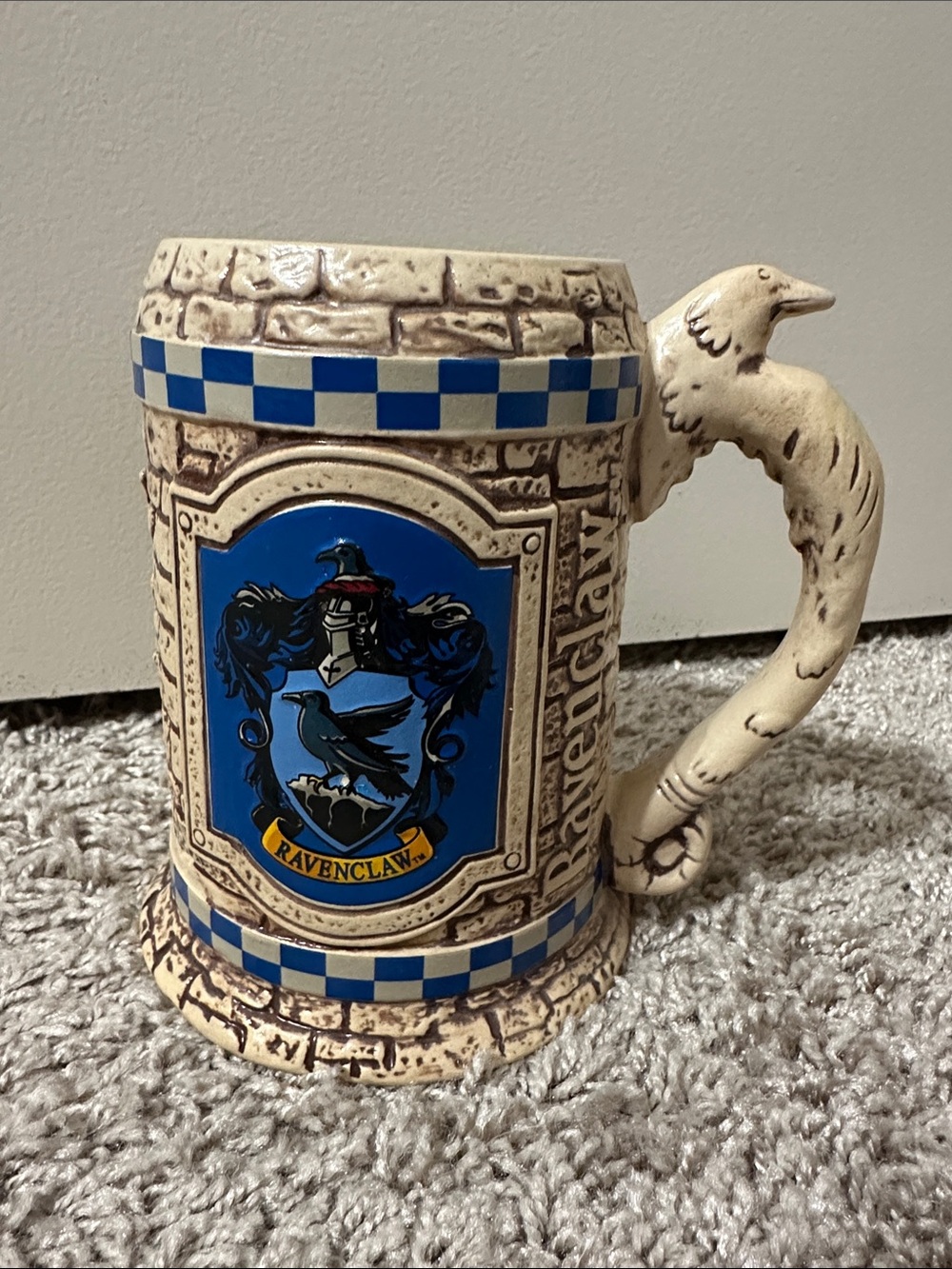 Wizarding World of Harry Potter Sculpted Ceramic 16 oz Ravenclaw House Stein Mug